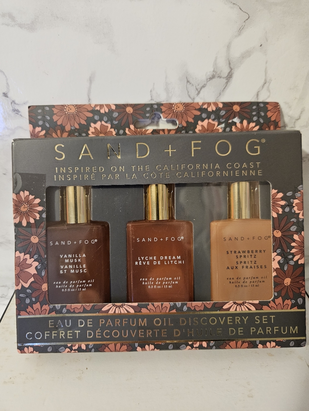 Sand + Fog Eau de Parfum Set 3 x 15ml